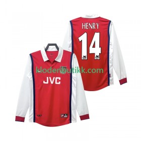 Arsenal Henry 14 1999 Retro Hjemme Fotballdrakt 1998 Langermet